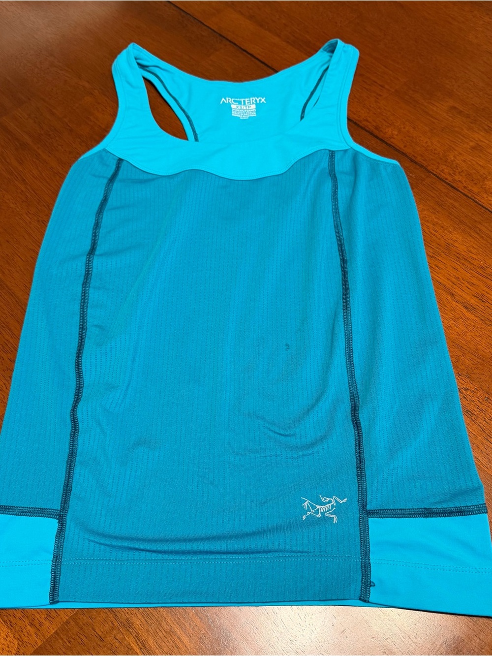 Arc'teryx Racerback Tank Top Womens XS Blue Trim Fit Activewear Hiking Outdoor